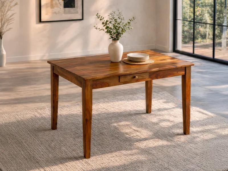 Belle Solid Wood 4 Seater Dining Table
